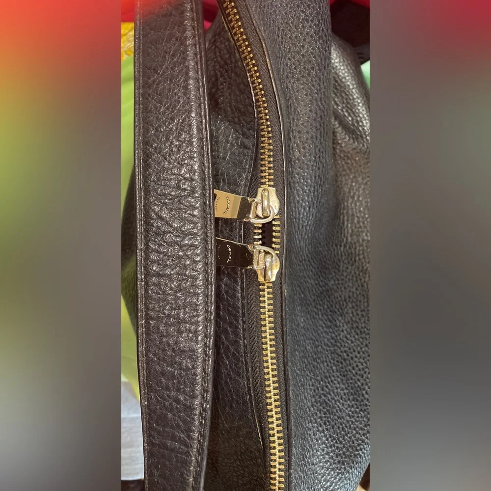 Coach Classic Celeste Hobo Black Leather Shoulder Bag M1532 F36628